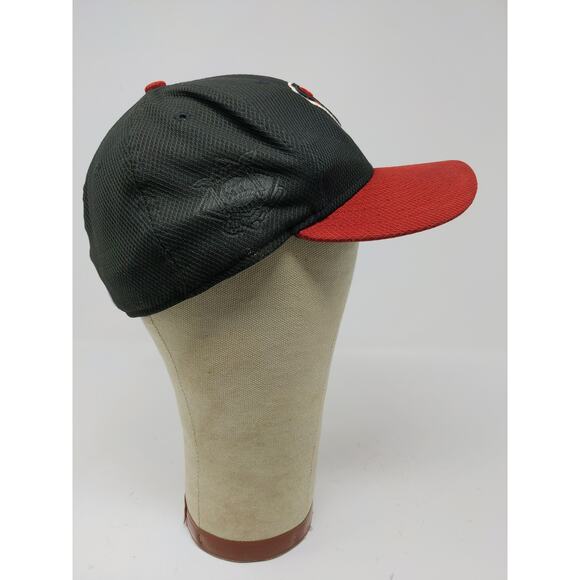 New Era 59Fifty Arizona Diamondbacks D Backs Fitted Hat Size 7 1/4 Black Red - Picture 5 of 12